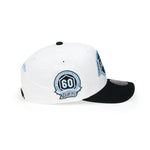 Mitchell & Ness - Remix Logo Pro Crown Snapback - Los Angeles Lakers - White/Black Blue UV - Headz Up 