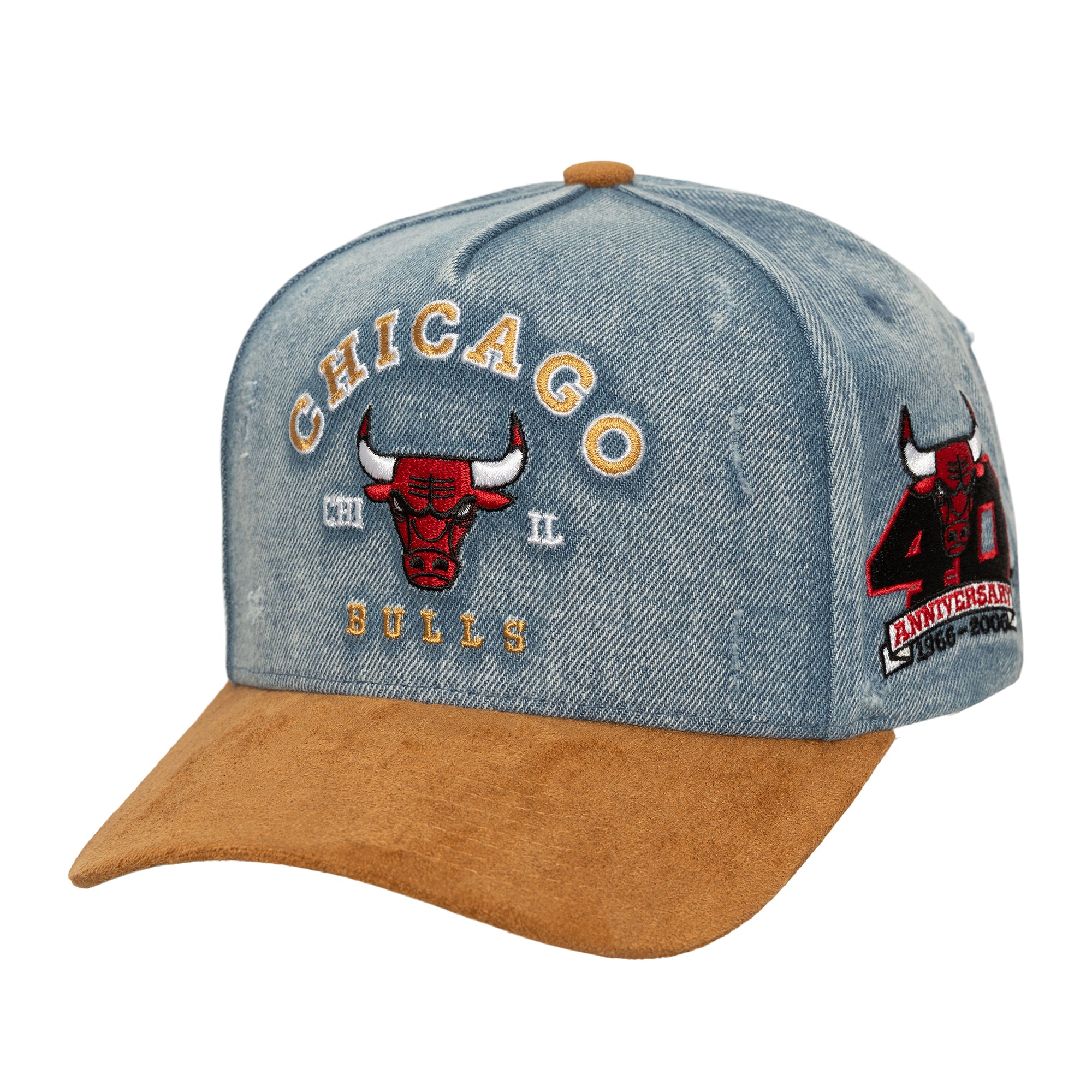Mitchell & Ness - Wood Work Pro Strapback - Chicago Bulls - Light Blue - Headz Up 
