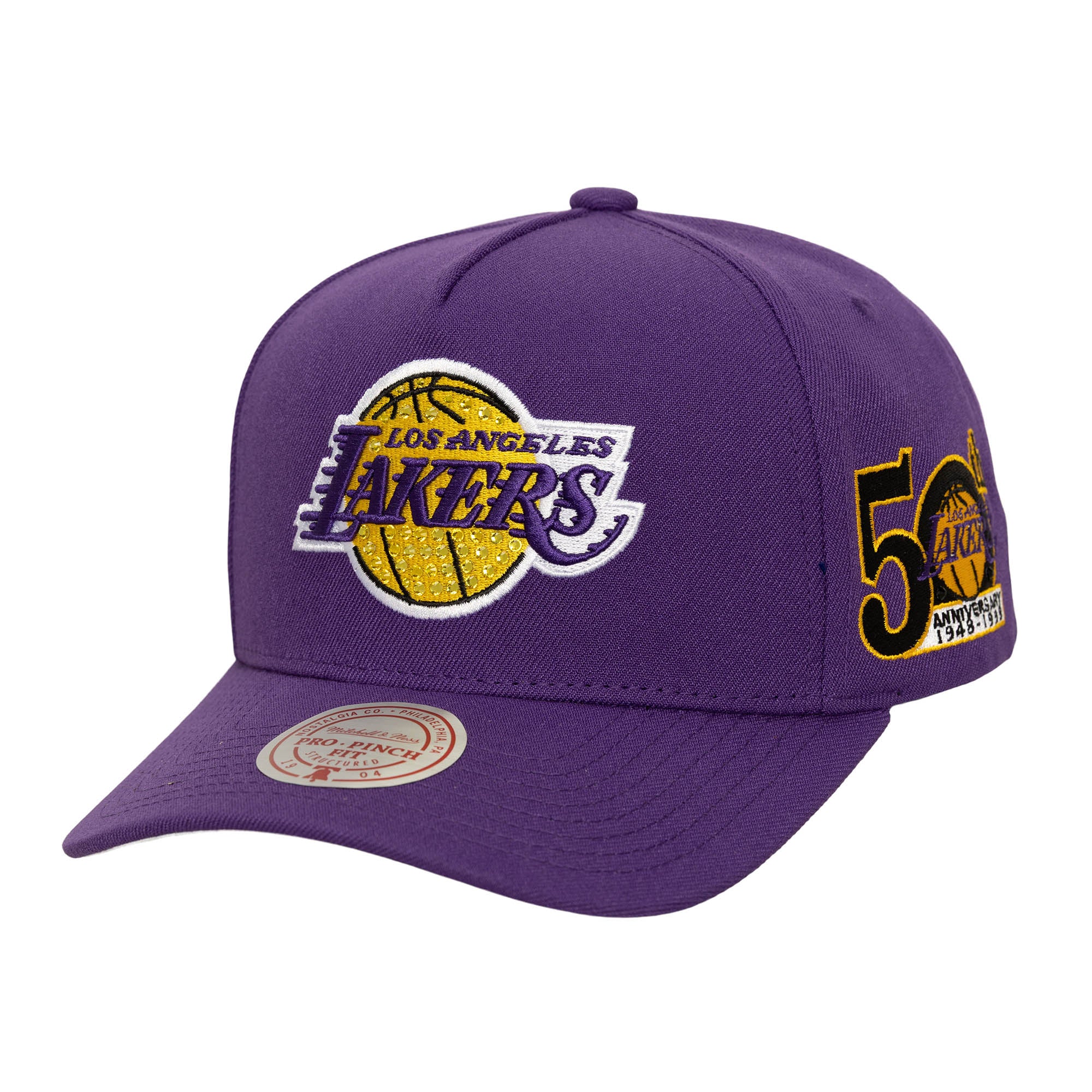Mitchell & Ness - All That Bling Pro Snapback - Los Angeles Lakers - Purple - Headz Up 