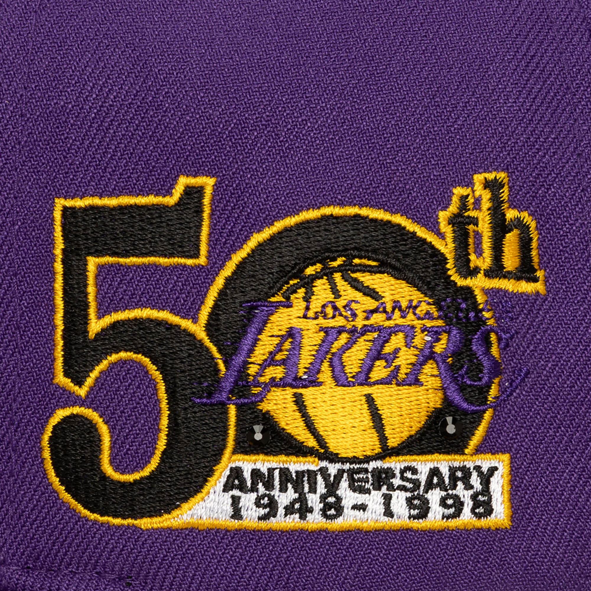 Mitchell & Ness - All That Bling Pro Snapback - Los Angeles Lakers - Purple - Headz Up 
