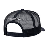 Mitchell & Ness - NBA Shadow Drop Trucker Cap - Golden State Warriors - Navy - Headz Up 