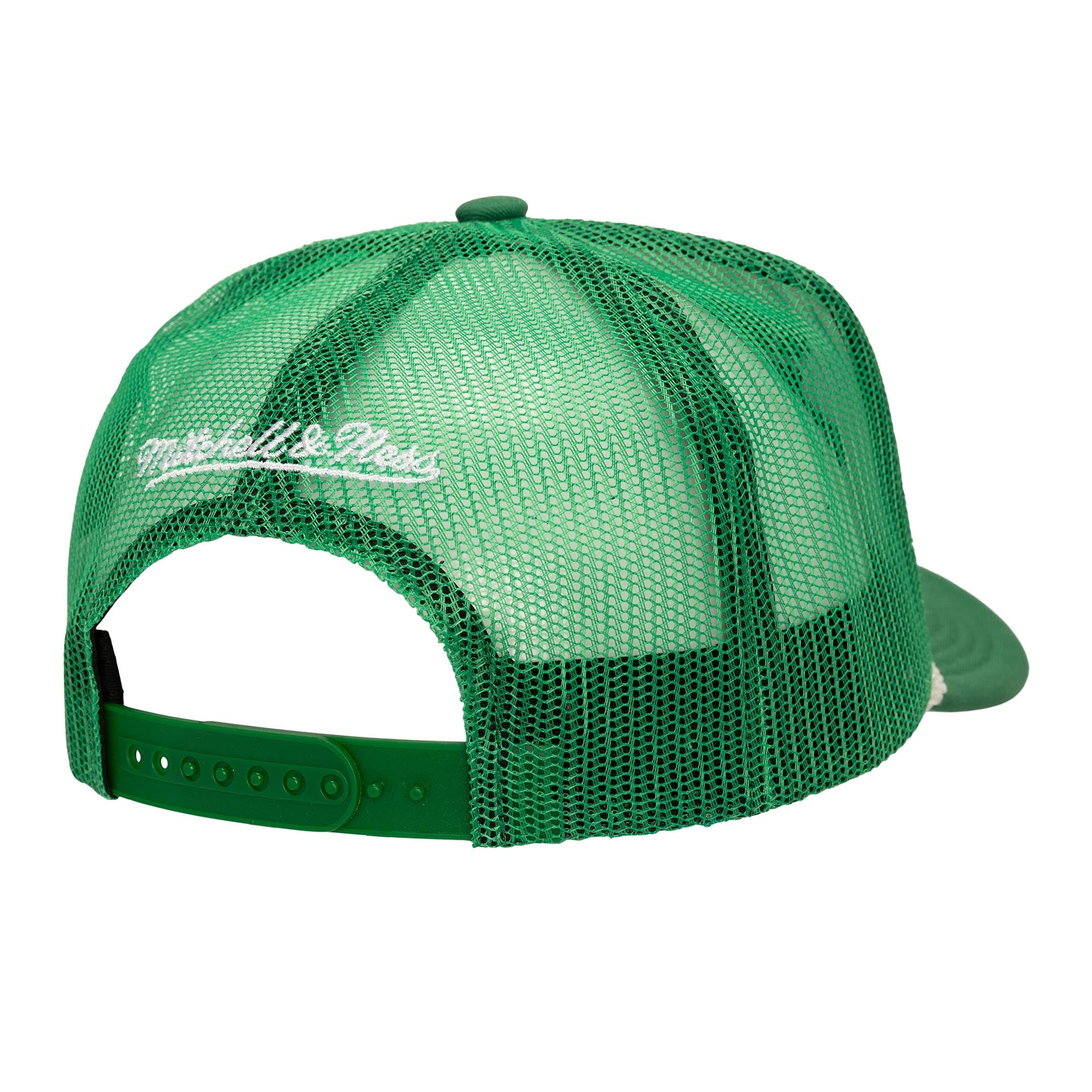 Mitchell & Ness - NBA Shadow Drop Trucker Cap - Boston Celtics - Green - Headz Up 
