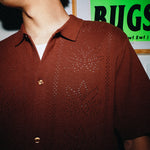 HUF - Plantlife perforated S/S knit top - Sierra - Headz Up 