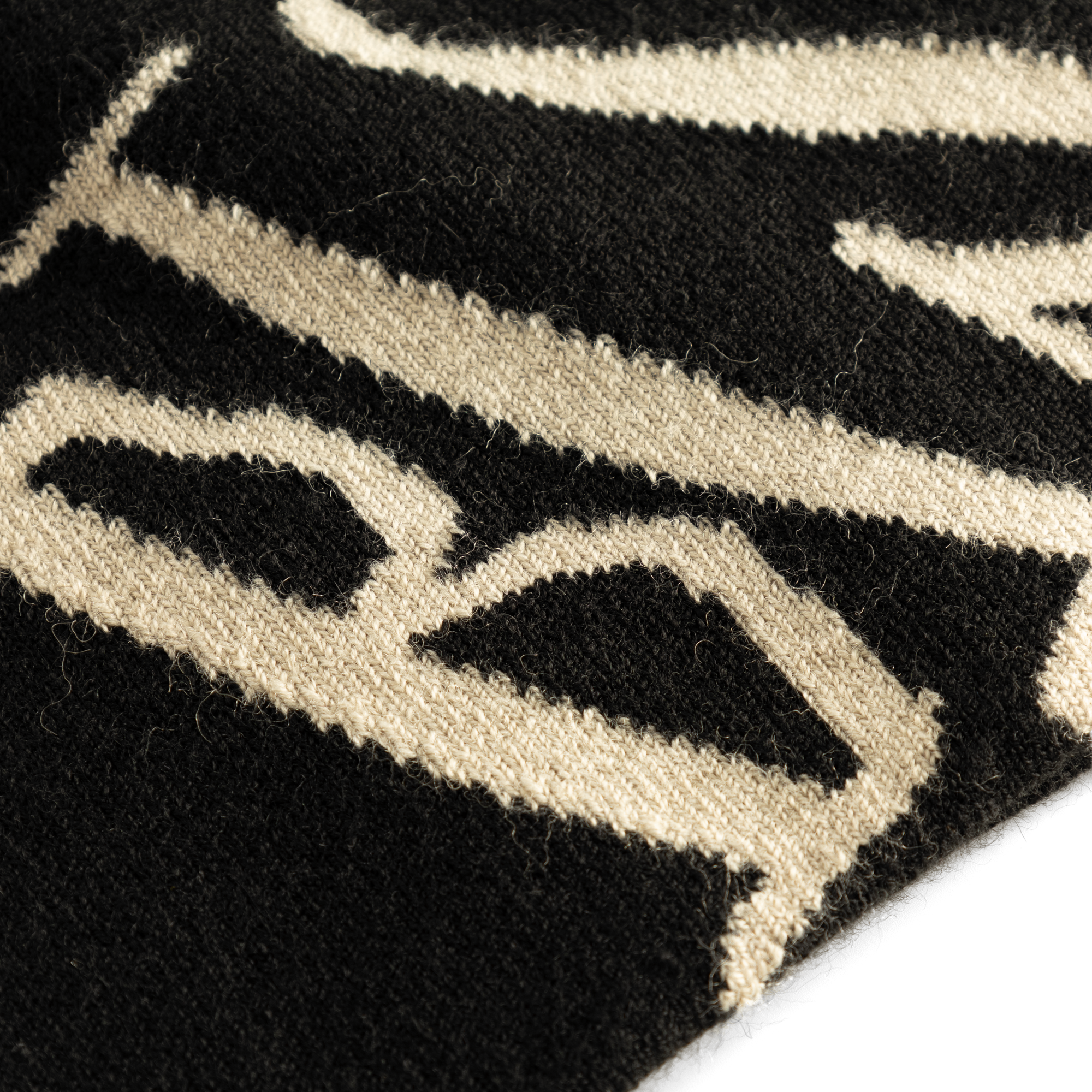 BLS - Handwritten Beanie - Black/Off  White - Headz Up 