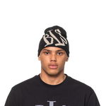 BLS - Handwritten Beanie - Black/Off  White - Headz Up 