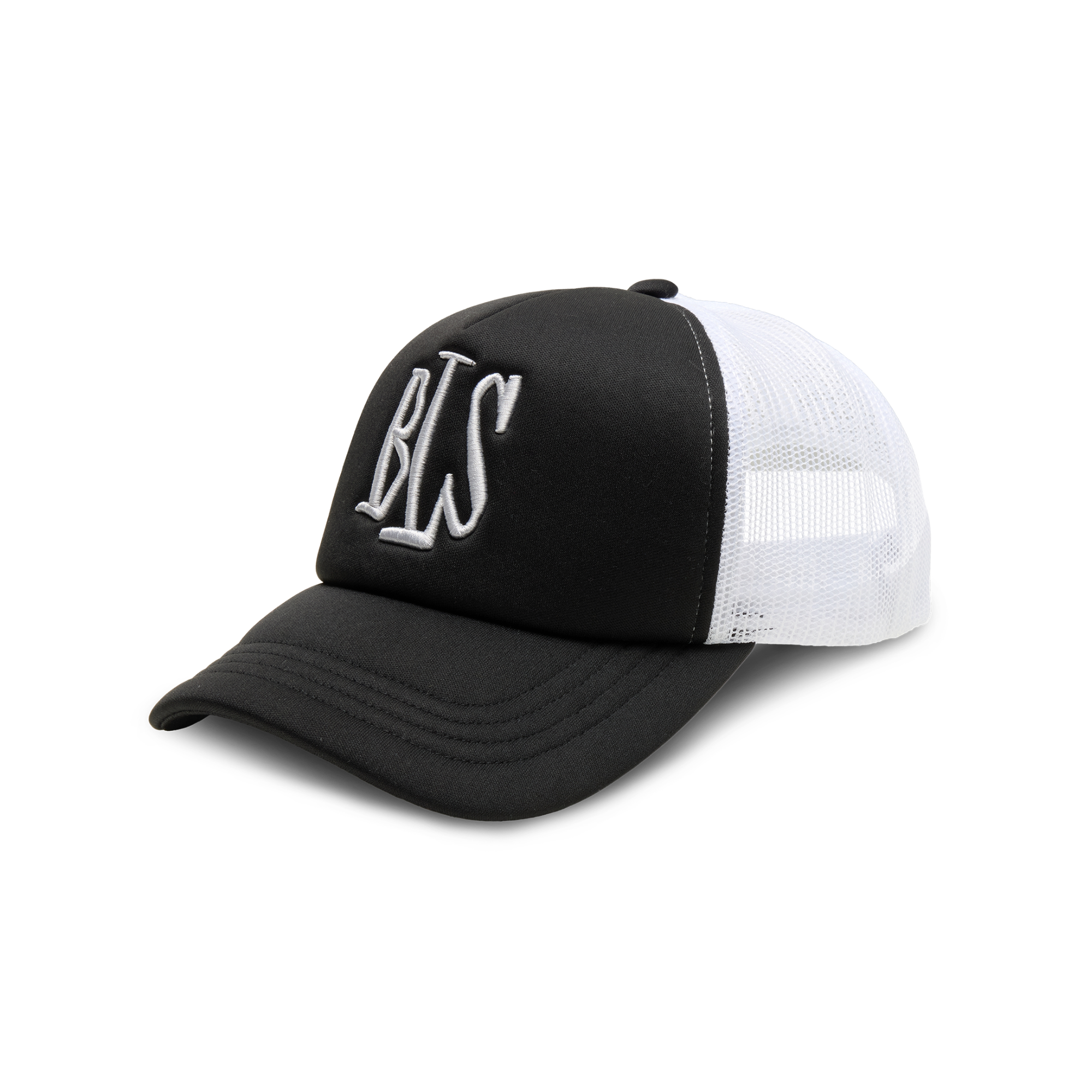 BLS - Handwritten Trucker Cap - Black - Headz Up 