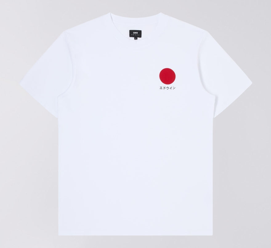Edwin - Japanese Sun - T-SHIRT - White - Headz Up 