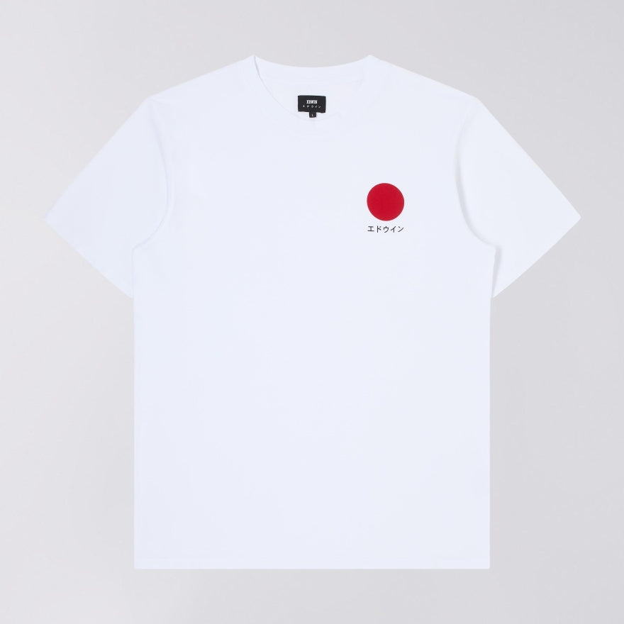 Edwin - Japanese Sun - T-SHIRT - White - Headz Up 
