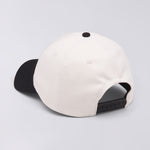 EDWIN Sapurai 6 Panel cap i hvid og sort med broderet logo foran