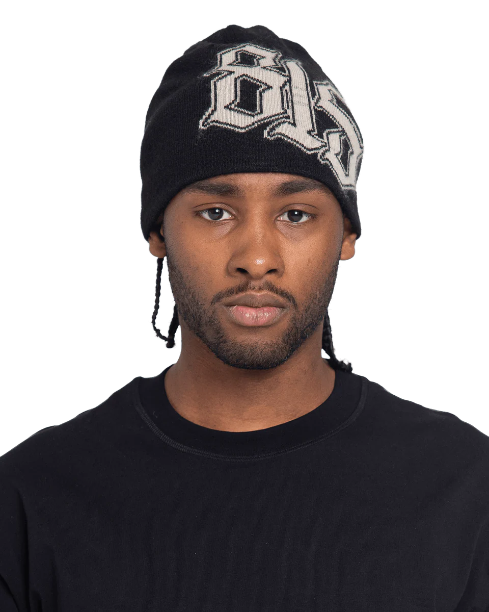 BLS - 815 Beanie - Black/Off  White - Headz Up 