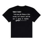 PAS DE MER - Internet quotes T-shirt - Black - Headz Up 