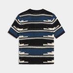 DAILY PAPER - Kente stripe knit shirt - Woodland Grey - Headz Up 