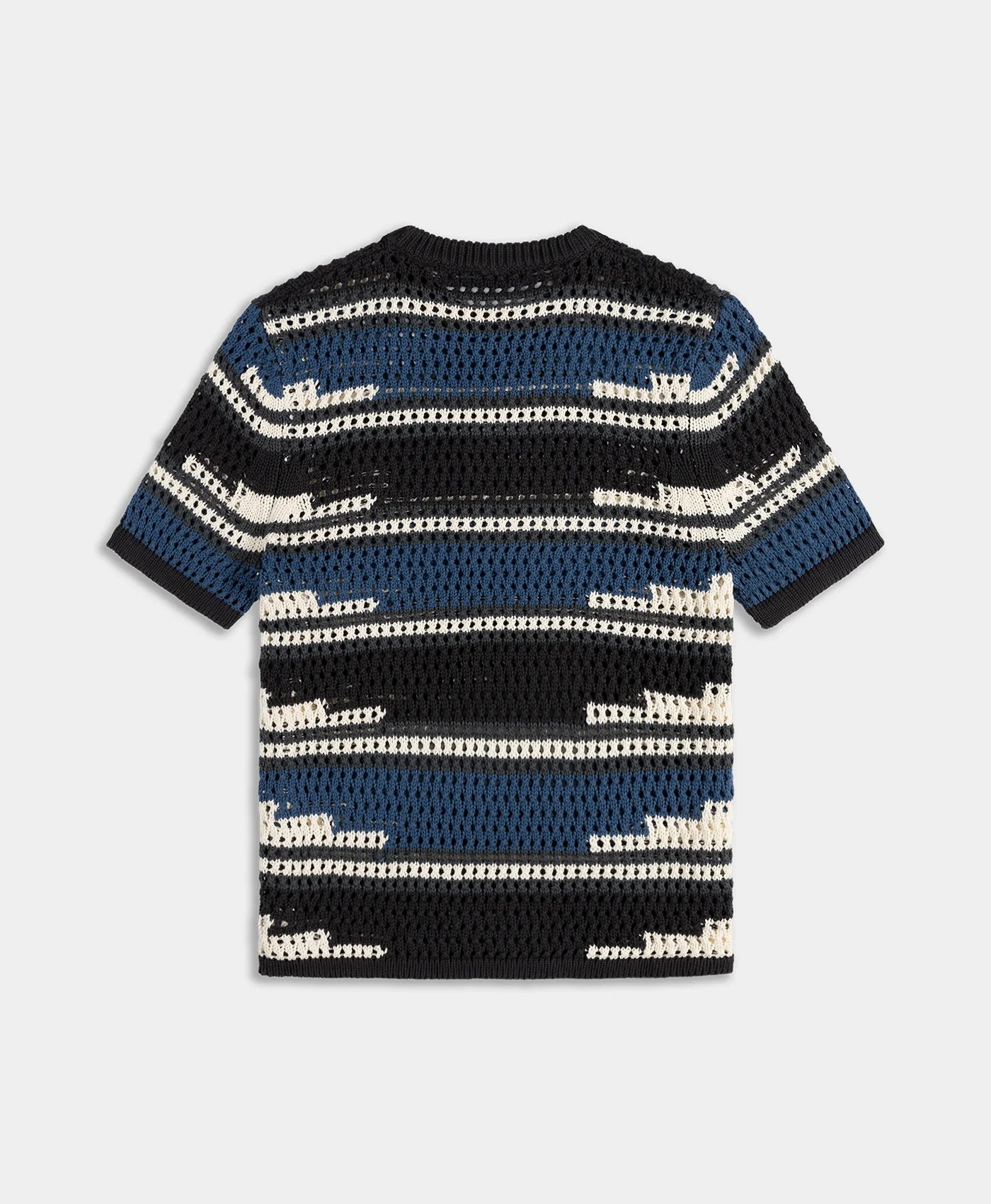 DAILY PAPER - Kente stripe knit shirt - Woodland Grey - Headz Up 