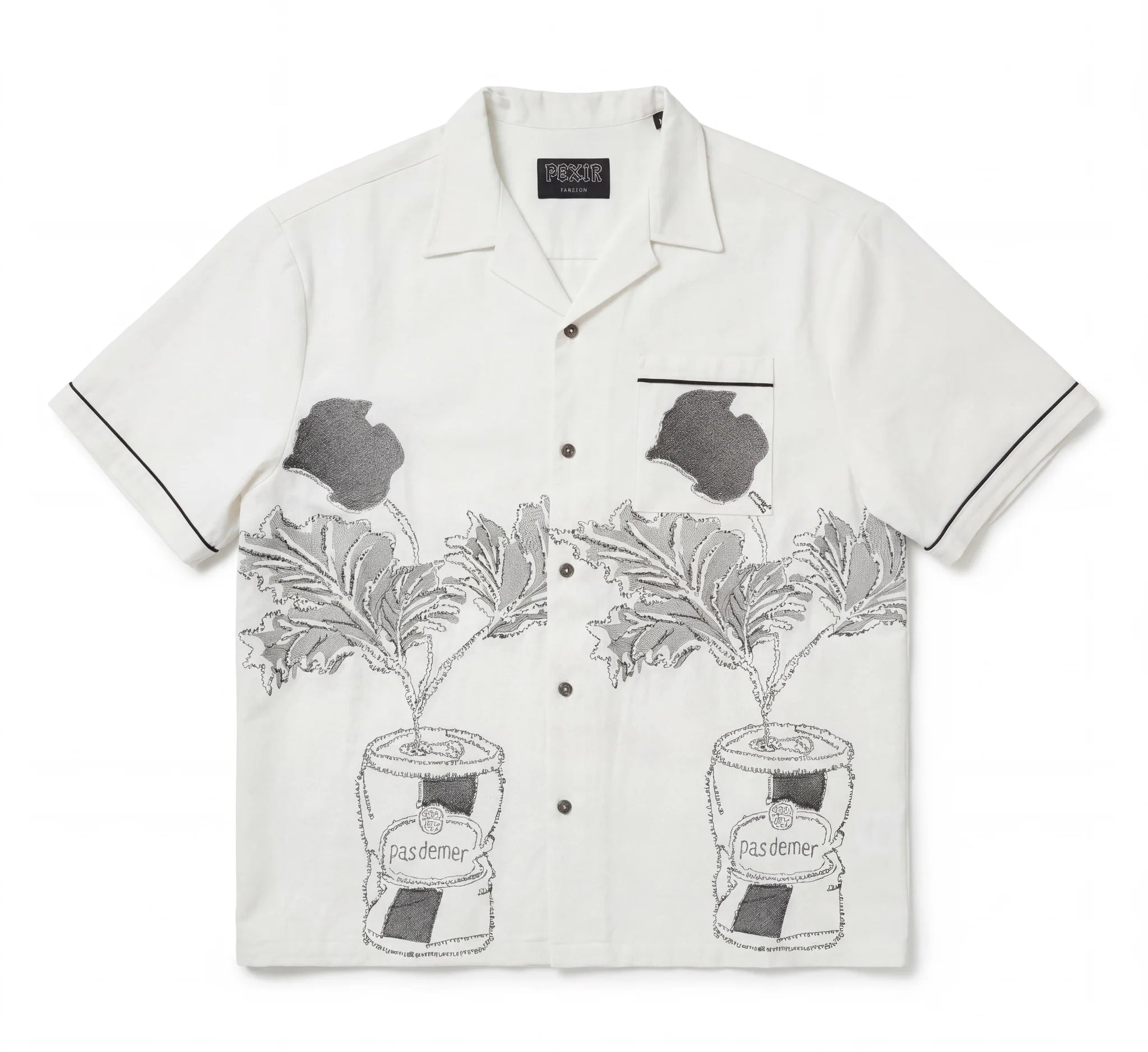 PAS DE MER - Lattina Shirt - Off white - Headz Up 