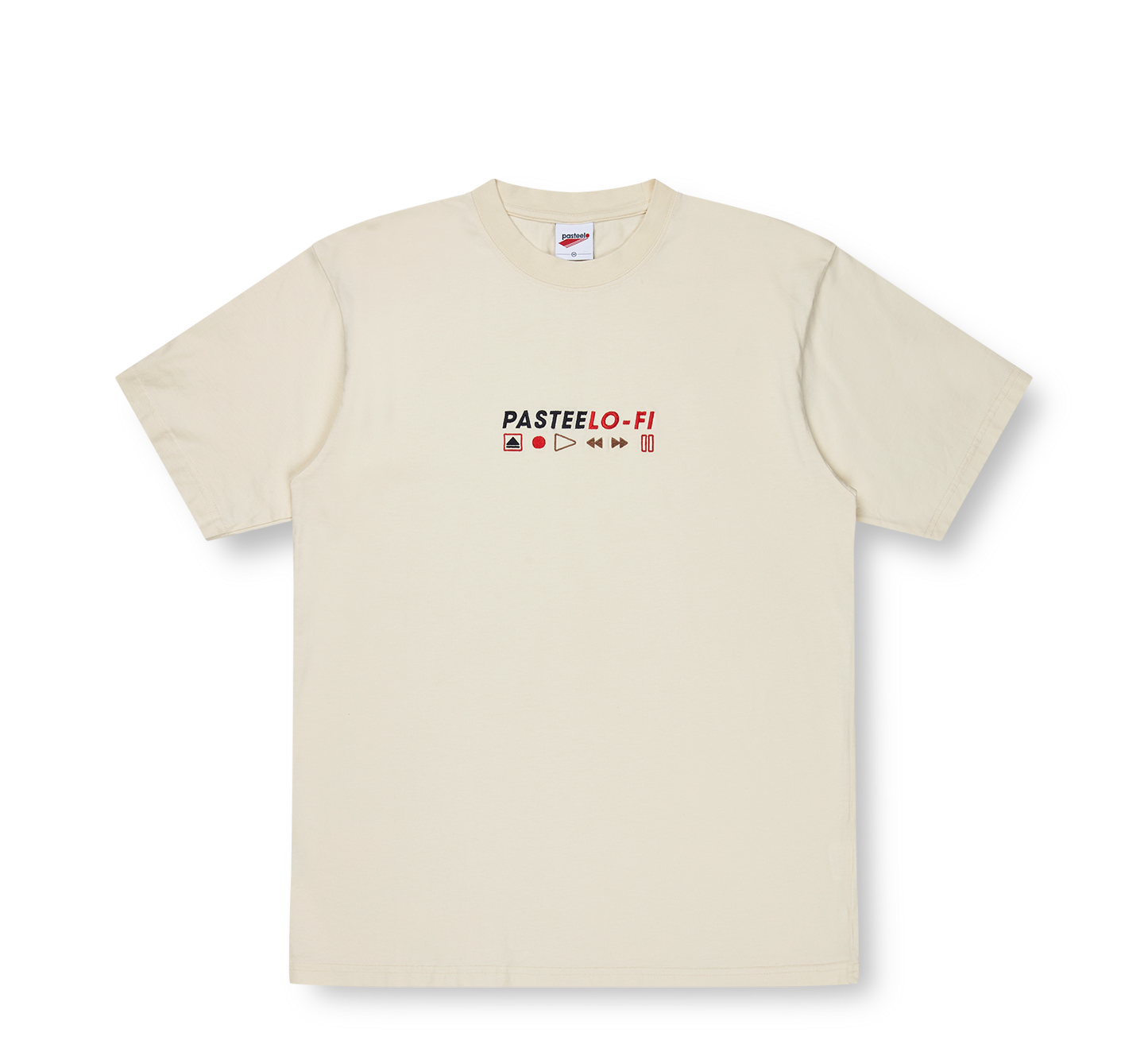 Pasteelo - LOO-FI TEE - Cream - Headz Up 