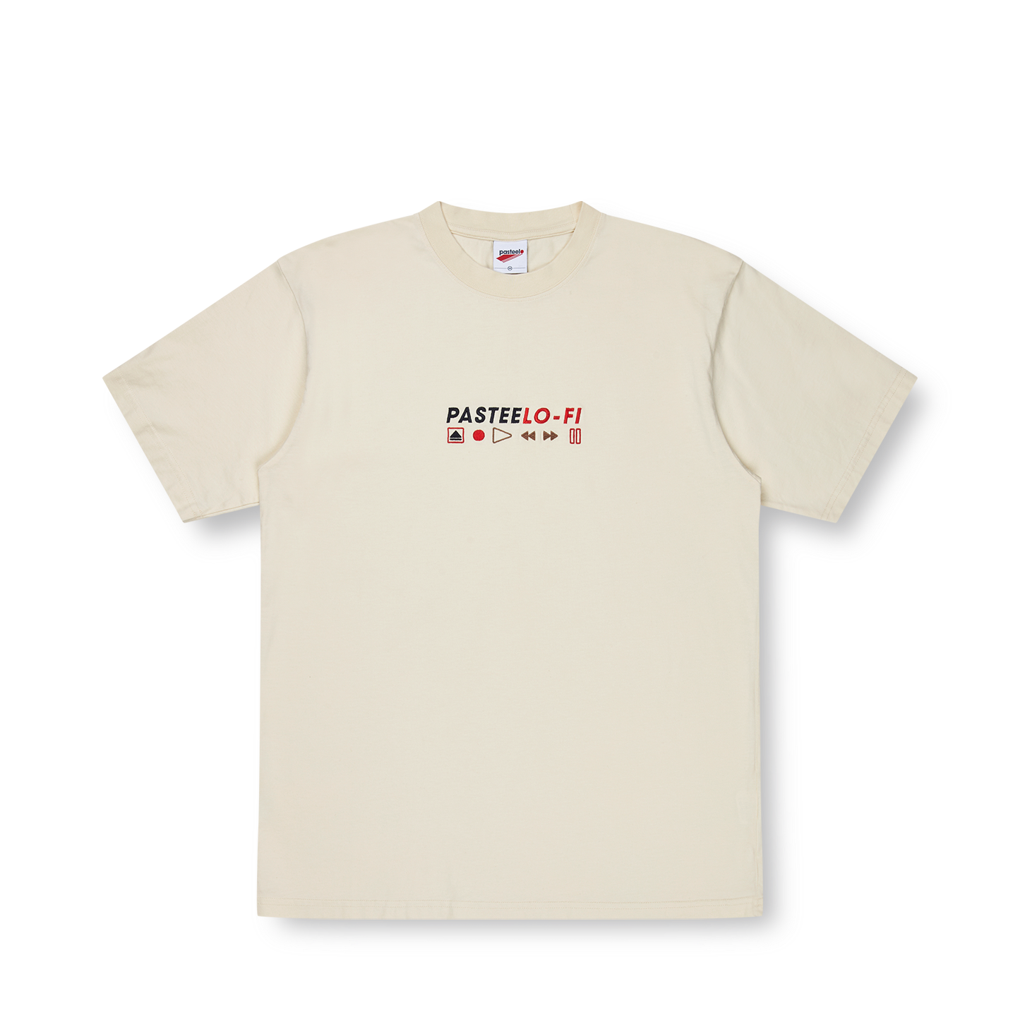 Pasteelo - LOO-FI TEE - Cream - Headz Up 