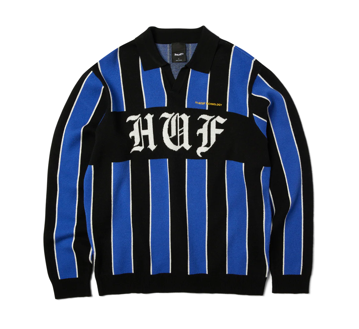 HUF - Midfield Jersey Sweater - Electric Blue - Headz Up 