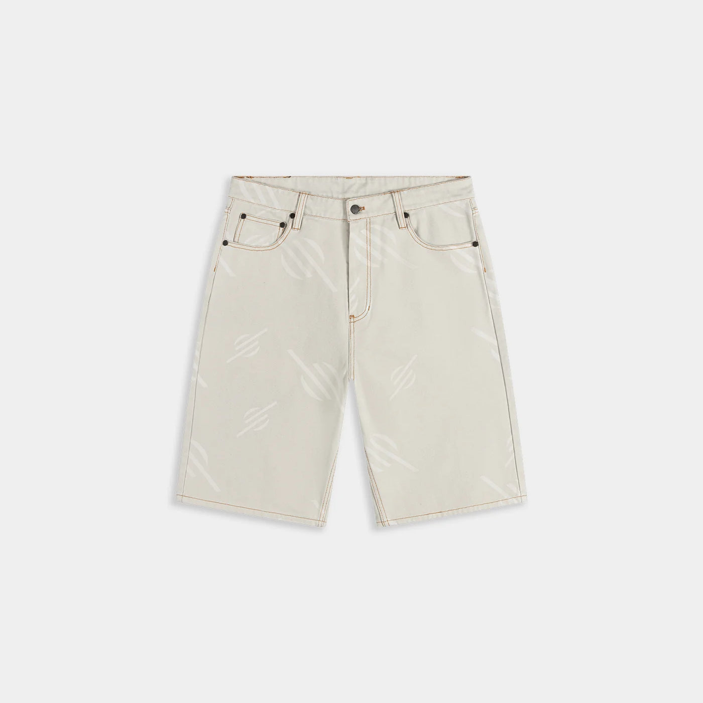 DAILY PAPER - Monogram canvas shorts - Foggy dew - Headz Up 