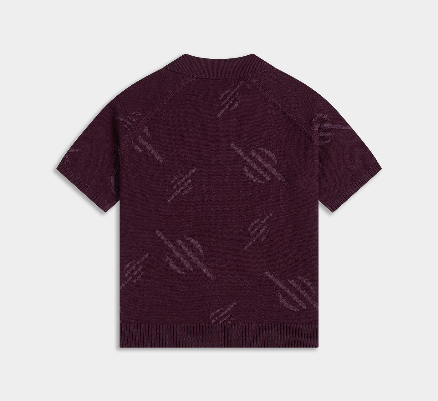 DAILY PAPER - Monogram polo knit potent - Purple - Headz Up 