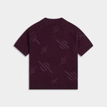 DAILY PAPER - Monogram polo knit potent - Purple - Headz Up 