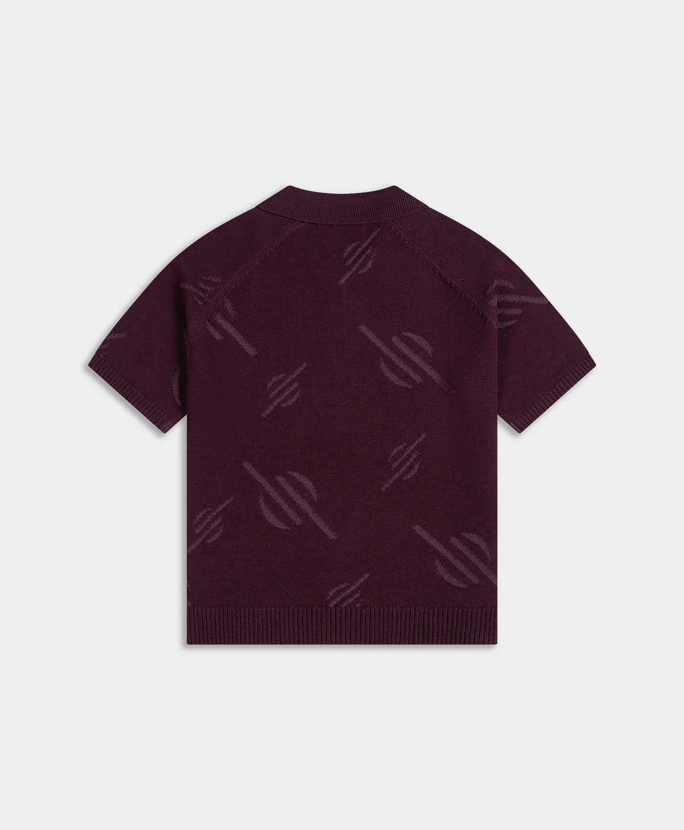 DAILY PAPER - Monogram polo knit potent - Purple - Headz Up 