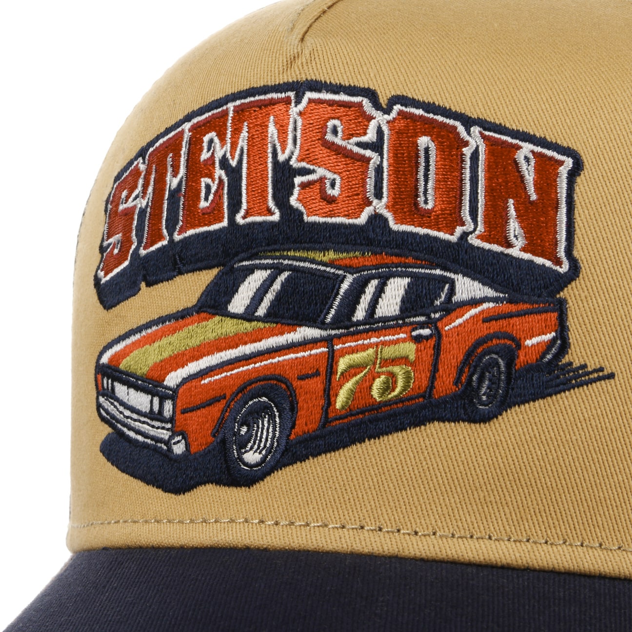 Stetson - Indy - Trucker Cap - Light Brown/Blue - Headz Up 