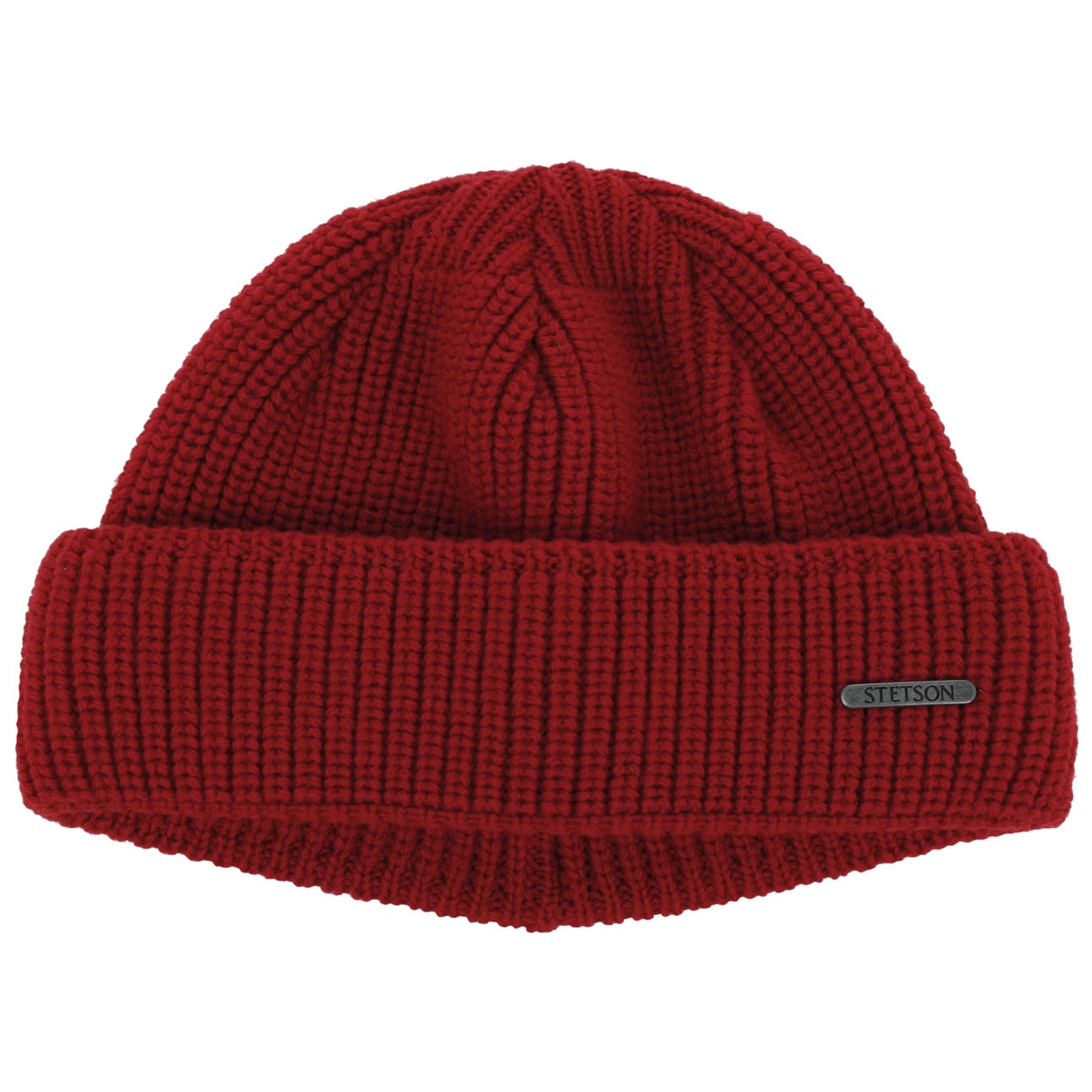 Stetson - Short Beanie Merino - Red - Headz Up 