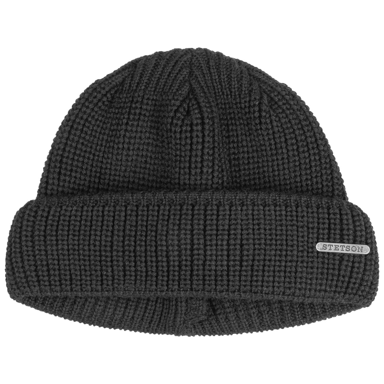 Stetson - Short Beanie Merino - Black - Headz Up 