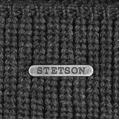 Stetson - Short Beanie Merino - Anthracite - Headz Up 