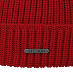 Stetson - Short Beanie Merino - Red - Headz Up 