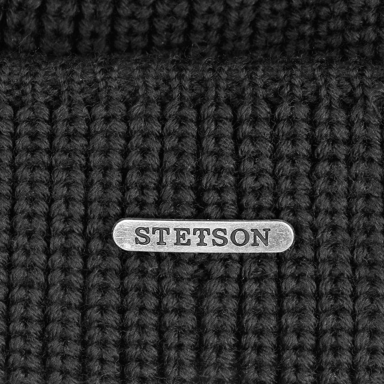 Stetson - Short Beanie Merino - Black - Headz Up 