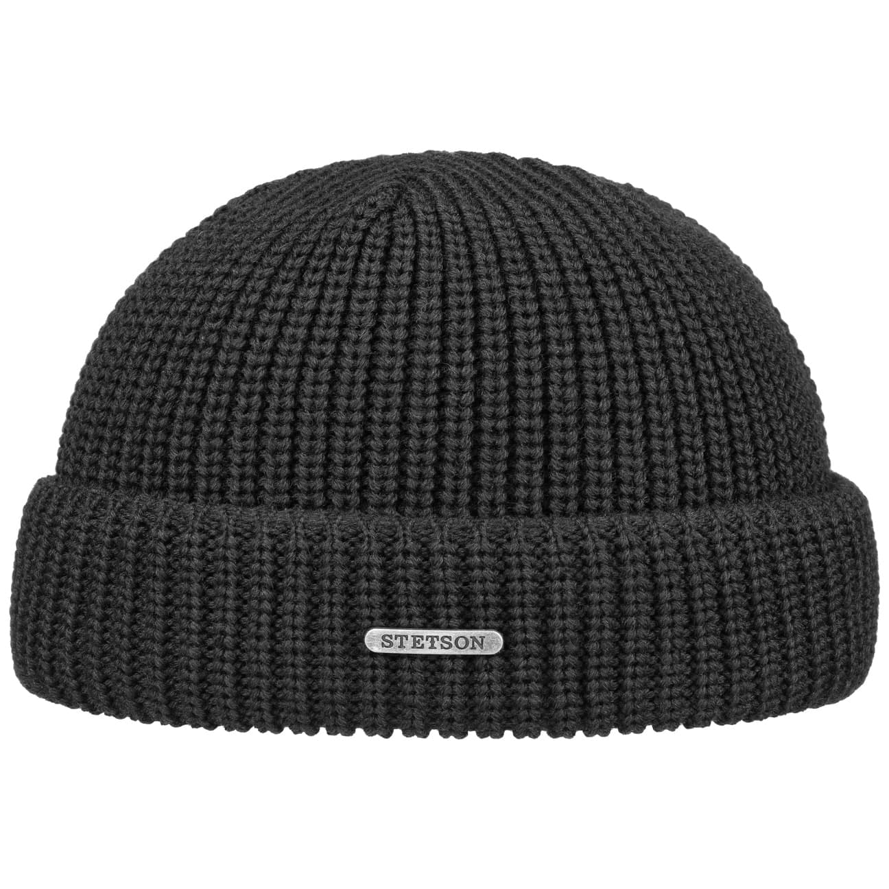 Stetson - Short Beanie Merino - Black - Headz Up 