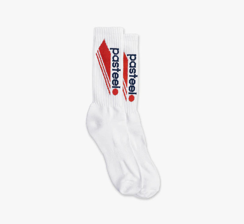 Pasteelo - O.G Socks - White/Red - Headz Up 