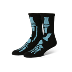 HUF - Out for a season crew sock - Black - Headz Up 