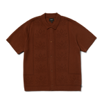 HUF - Plantlife perforated S/S knit top - Sierra - Headz Up 