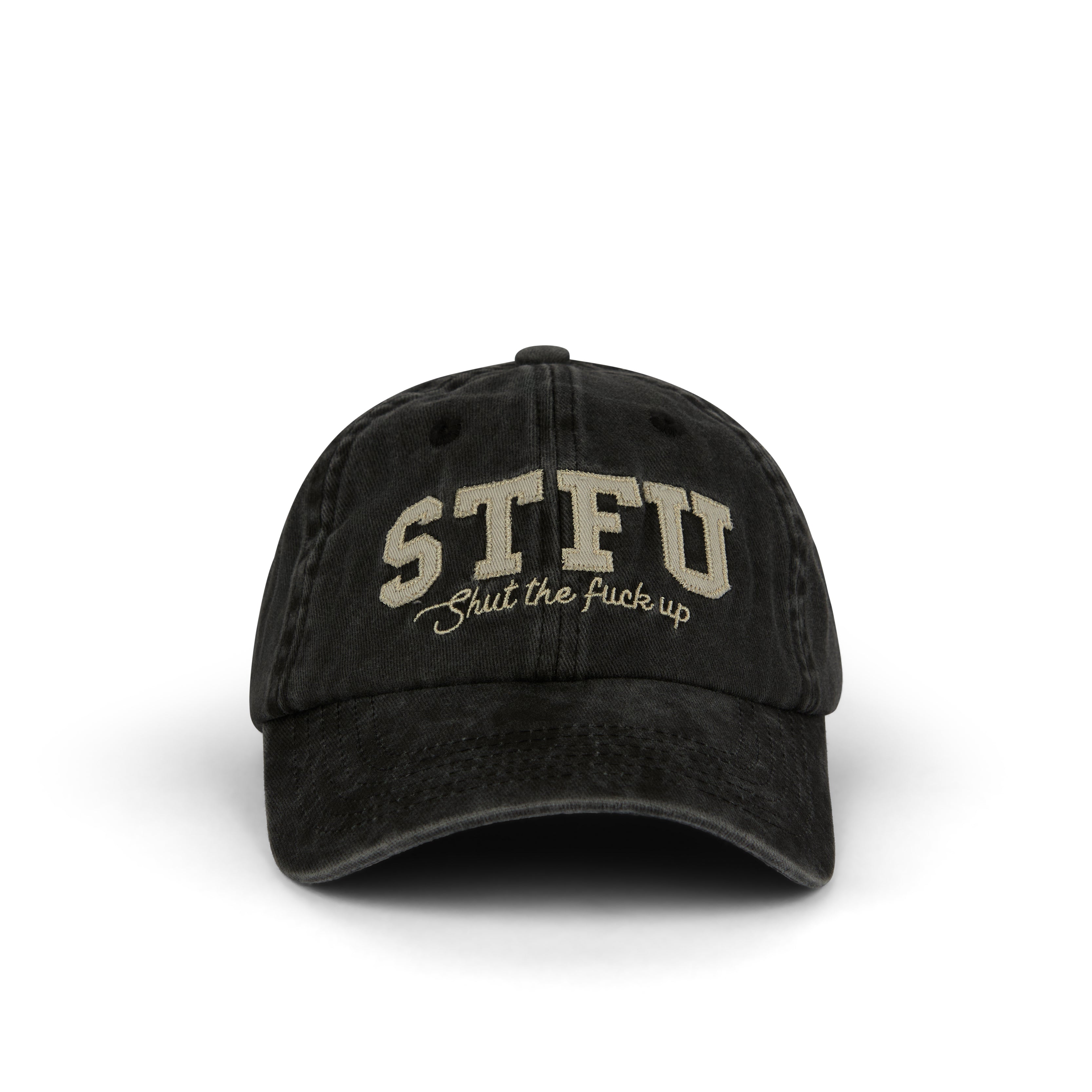 Pica Pica - STFU - Dad Cap - Washed Black - Headz Up 