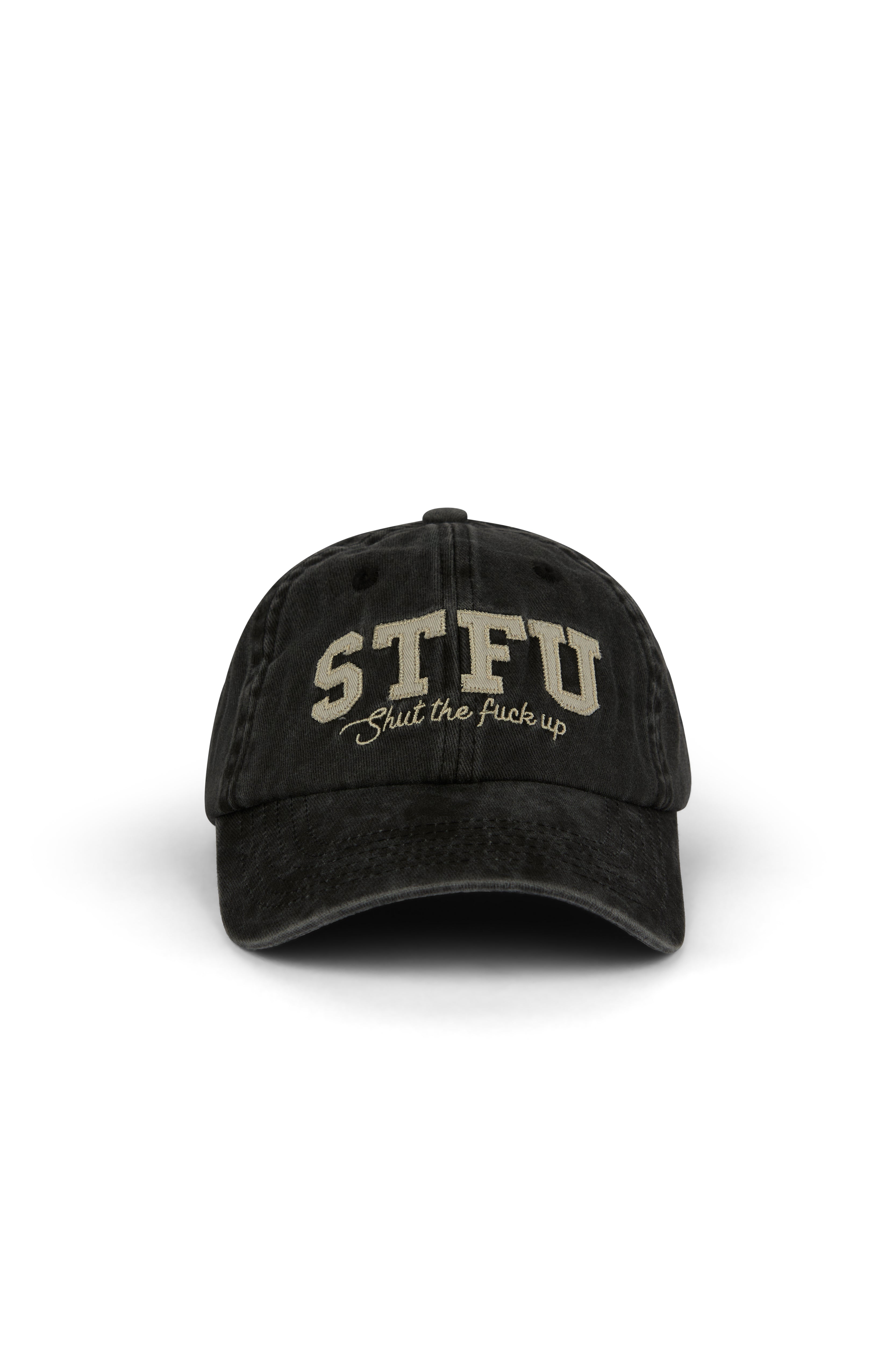 Pica Pica - STFU - Dad Cap - Washed Black - Headz Up 