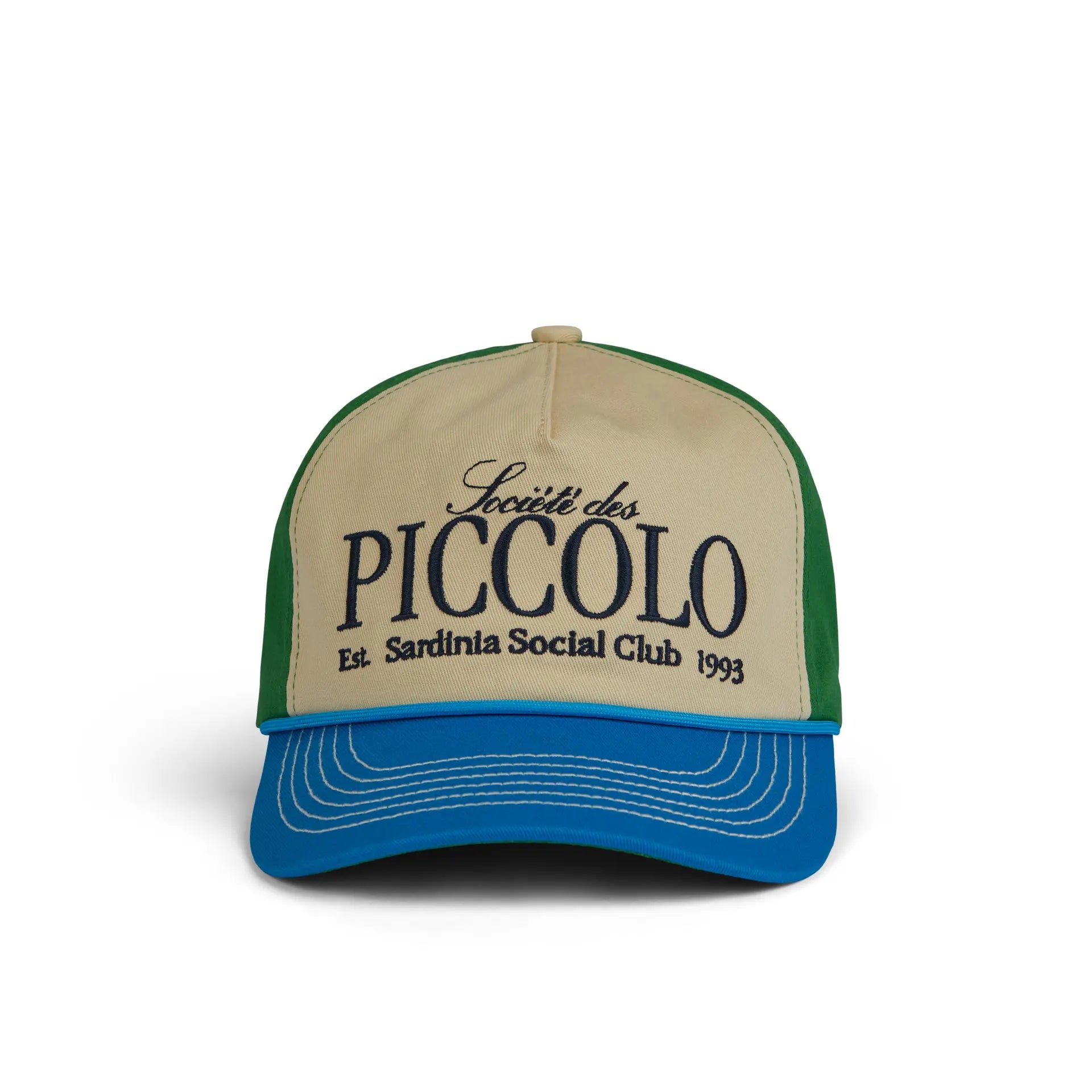 Pica Pica - Piccolo - Unstructured 5-Panel Cap - Green/Blue - Headz Up 