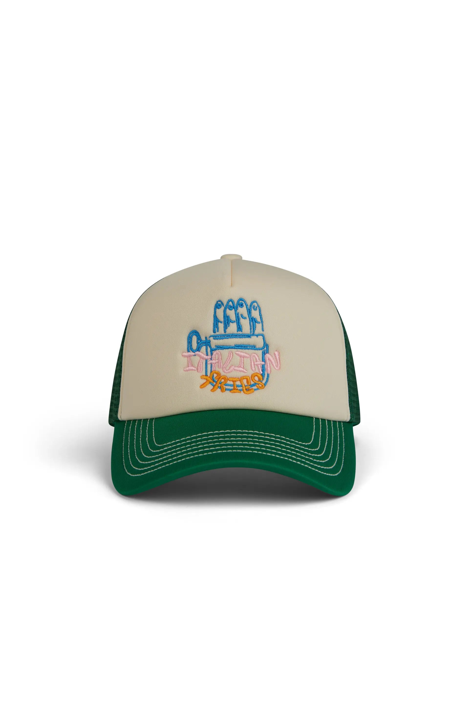 Pica Pica - Italian Fries - 5-Panel Trucker Cap - Green - Headz Up 