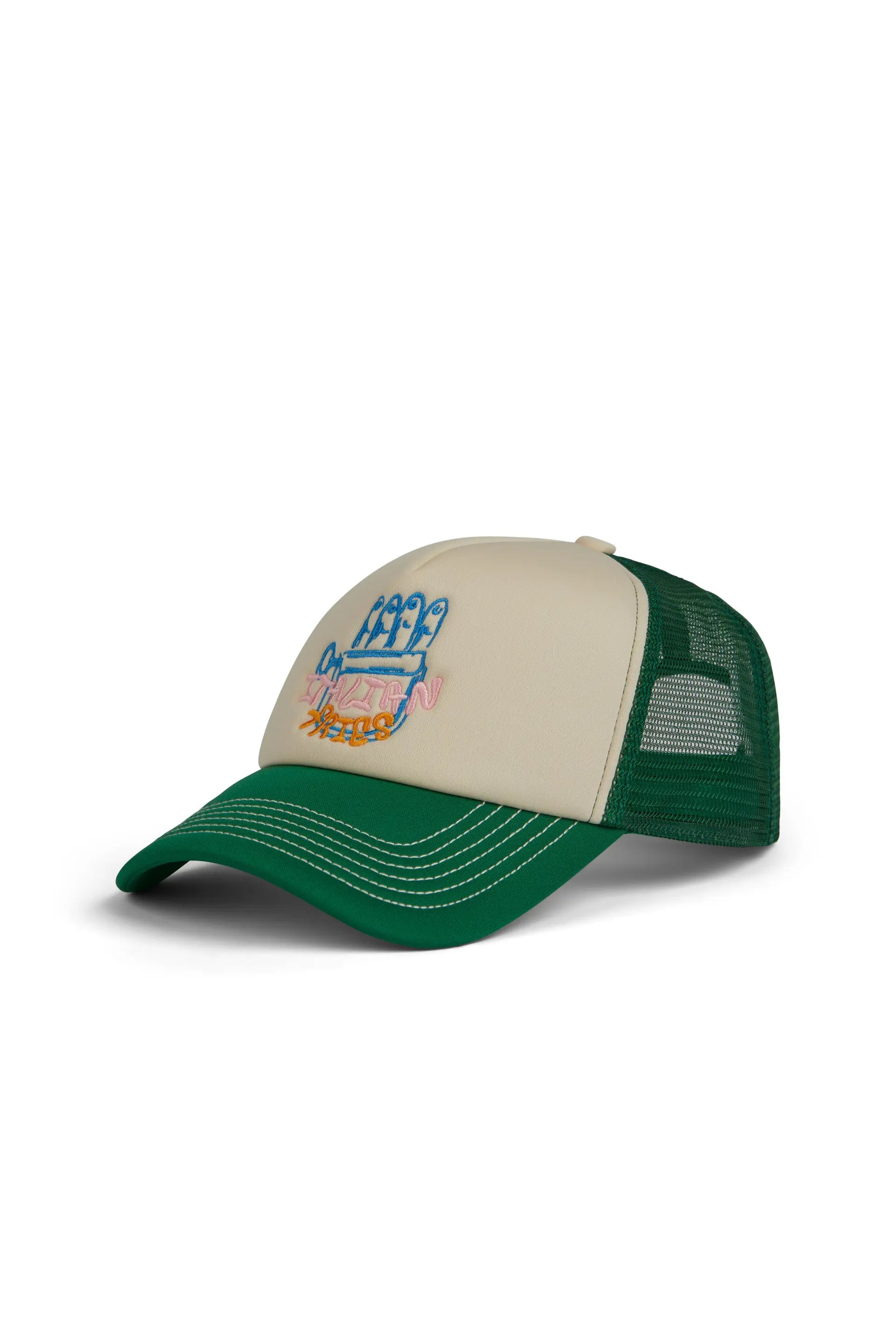 Pica Pica - Italian Fries - 5-Panel Trucker Cap - Green - Headz Up 
