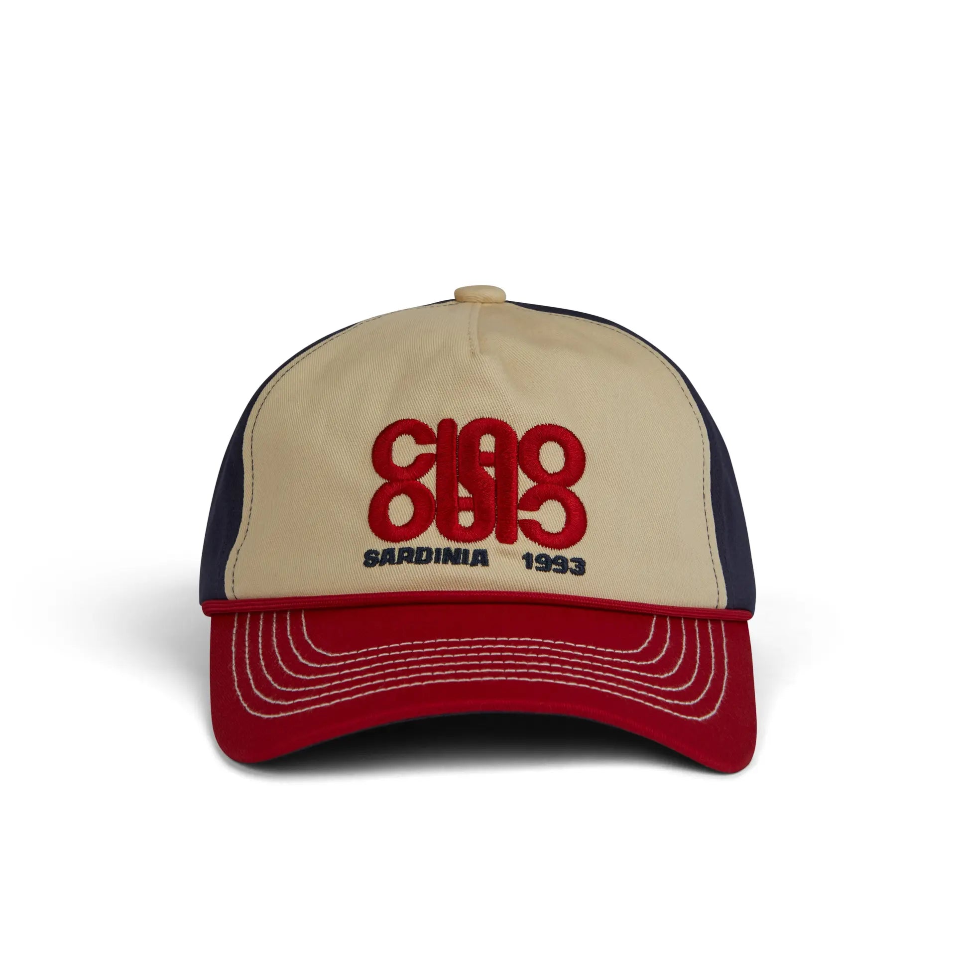 Pica Pica - Ciao Ciao - Unstructured 5-Panel Cap - Navy/Red - Headz Up 