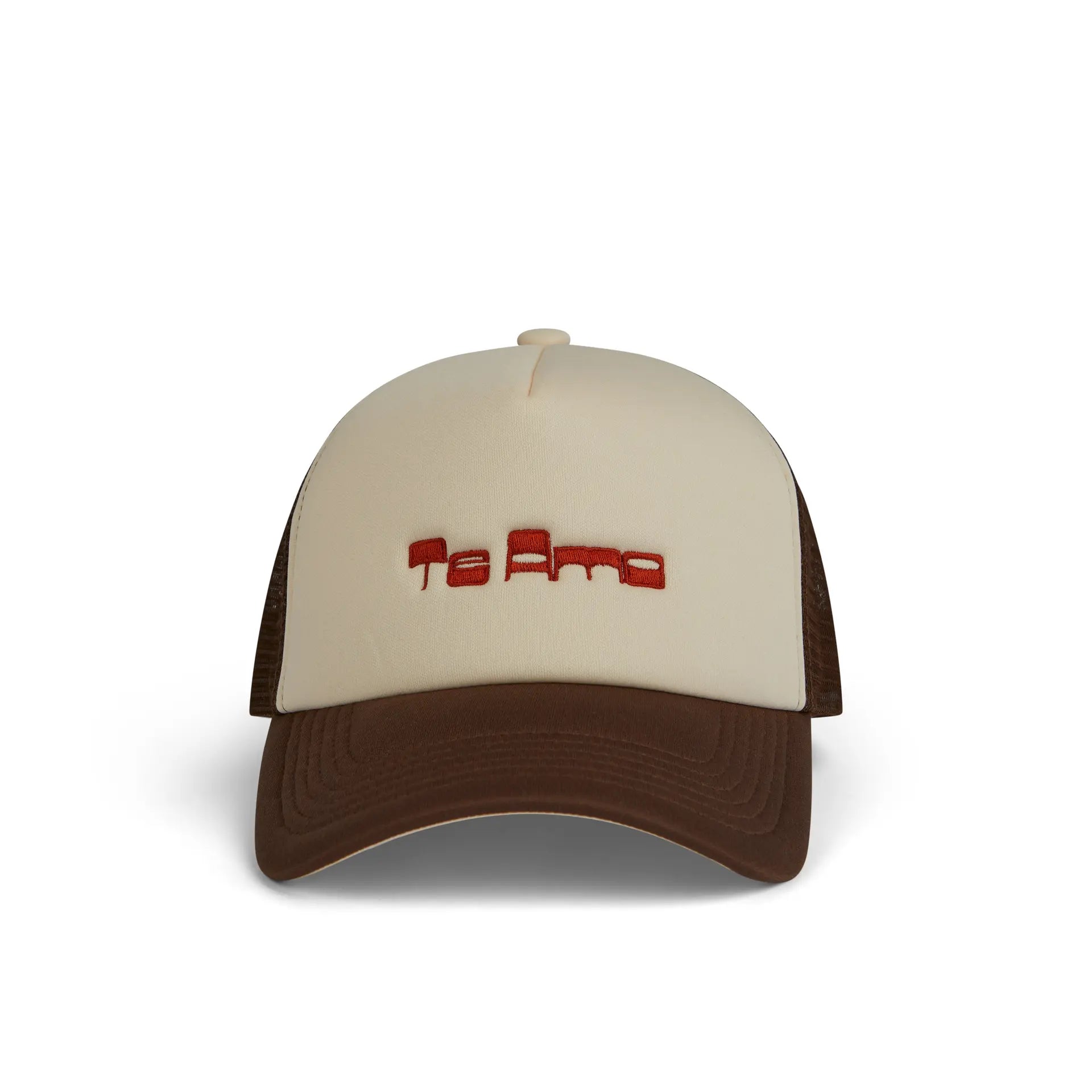 Pica Pica - Te Amo - 5-Panel Trucker Cap - Brown - Headz Up 