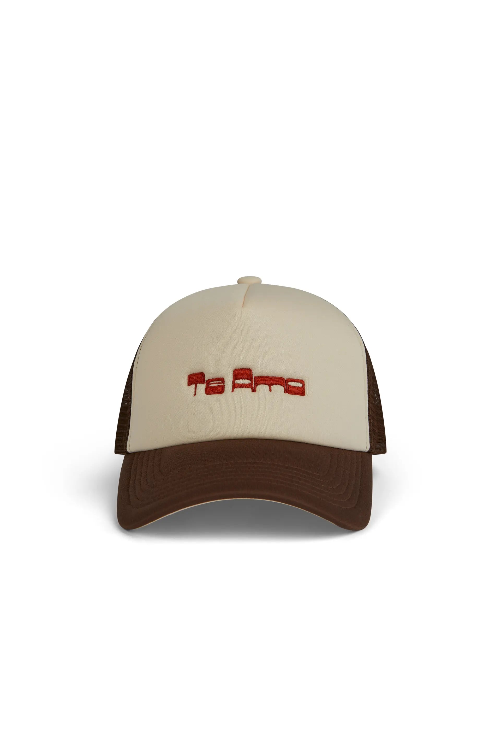 Pica Pica - Te Amo - 5-Panel Trucker Cap - Brown - Headz Up 