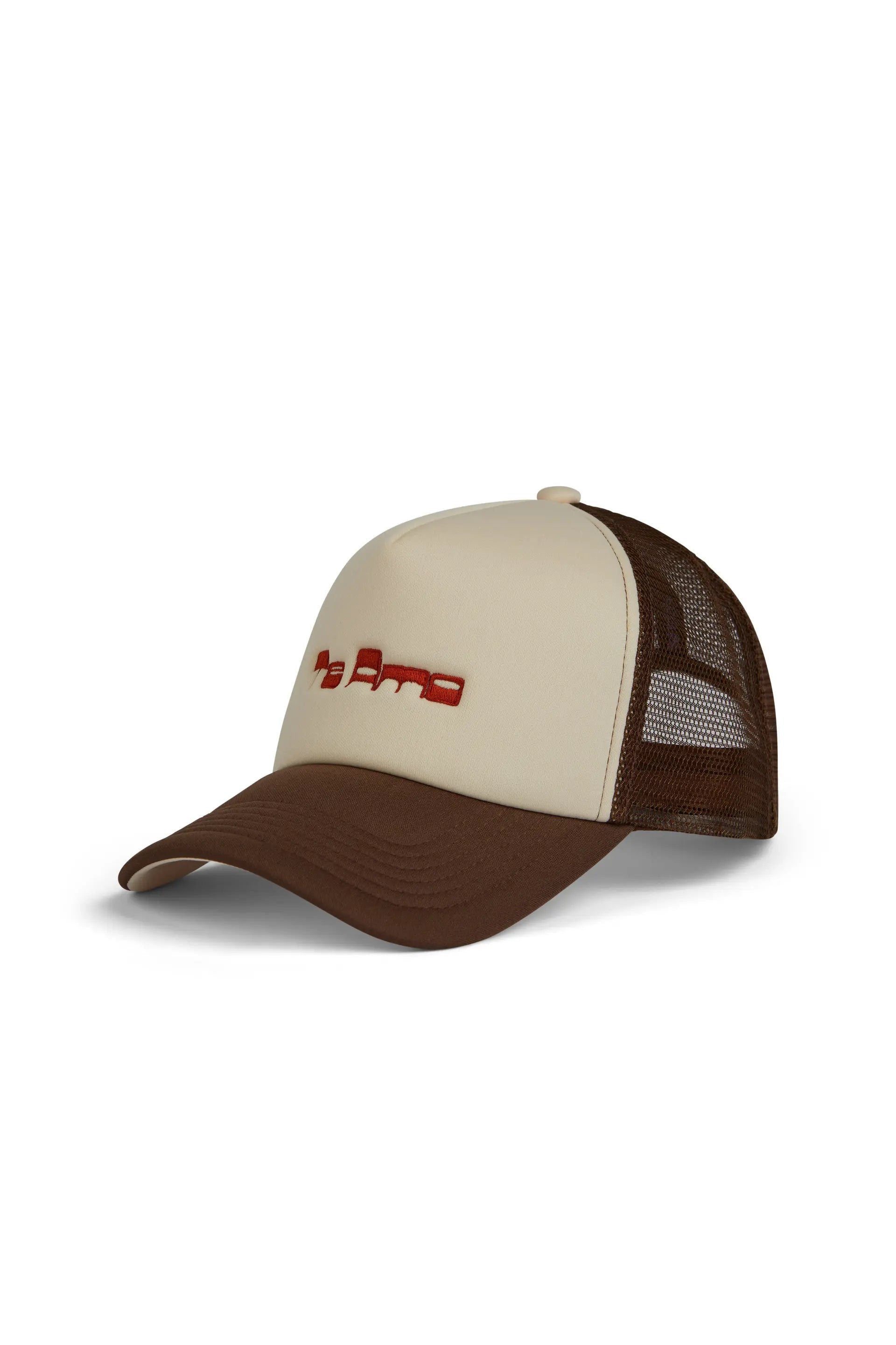 Pica Pica - Te Amo - 5-Panel Trucker Cap - Brown - Headz Up 