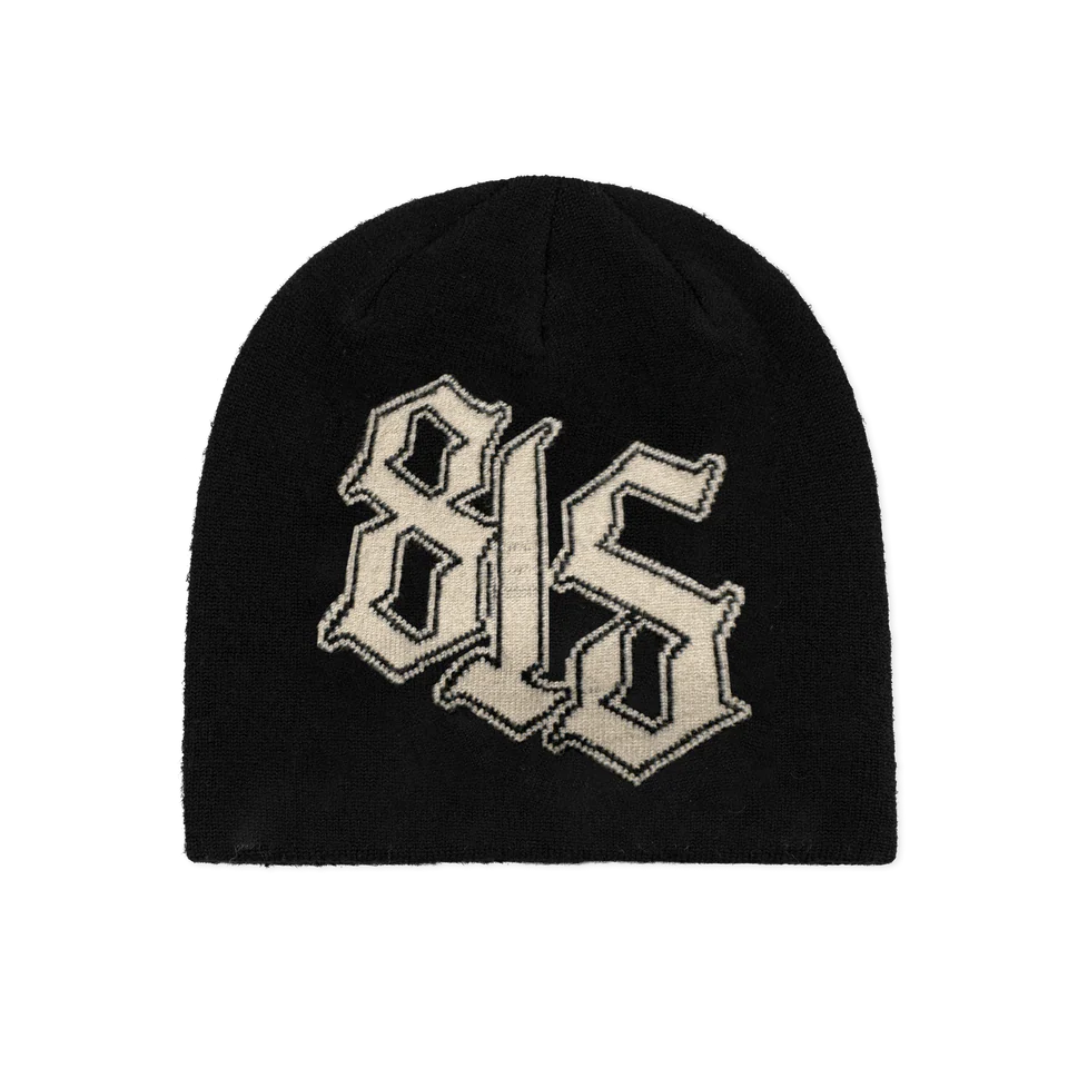 BLS - 815 Beanie - Black/Off  White - Headz Up 