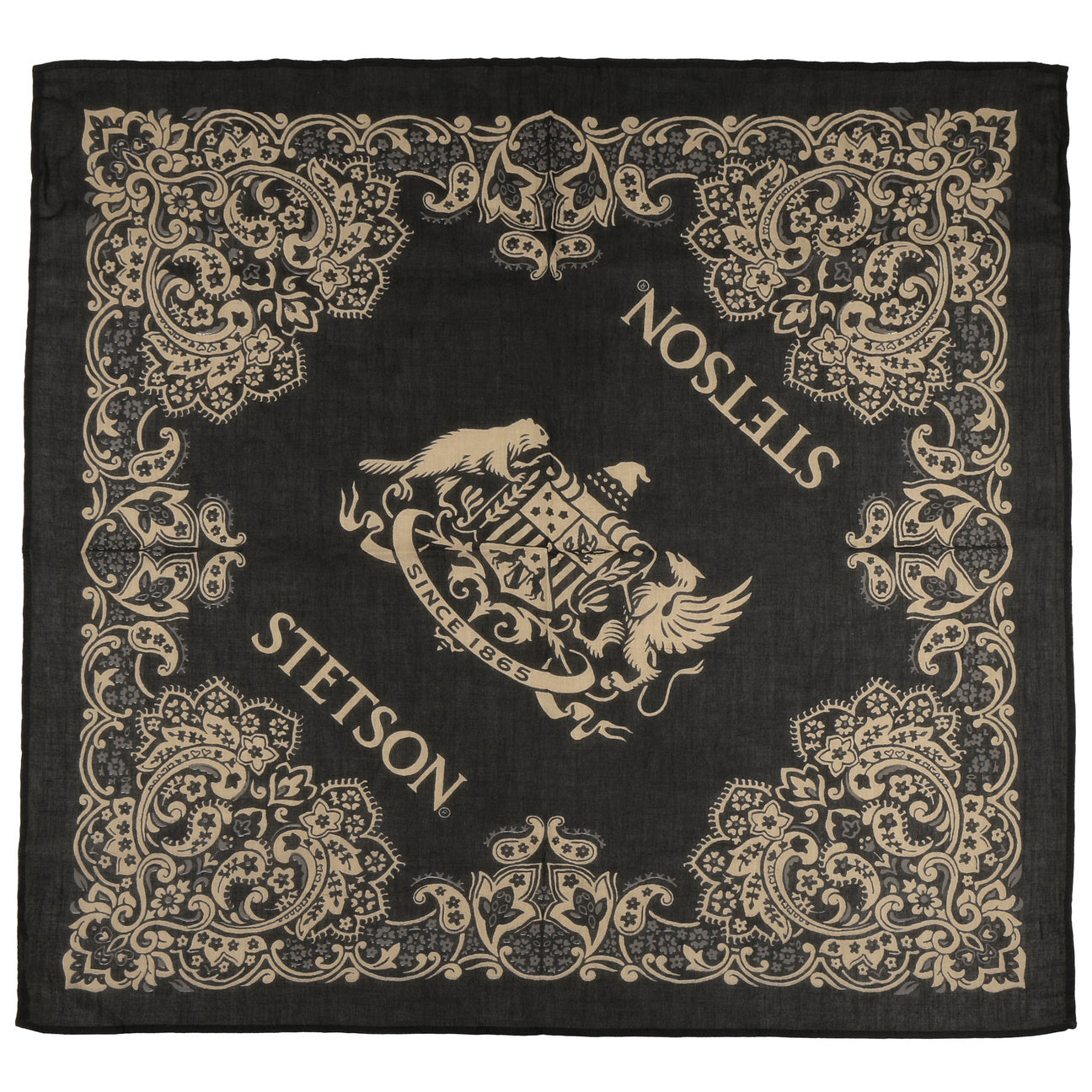 Stetson - Bandana Cotton - Black - Headz Up 
