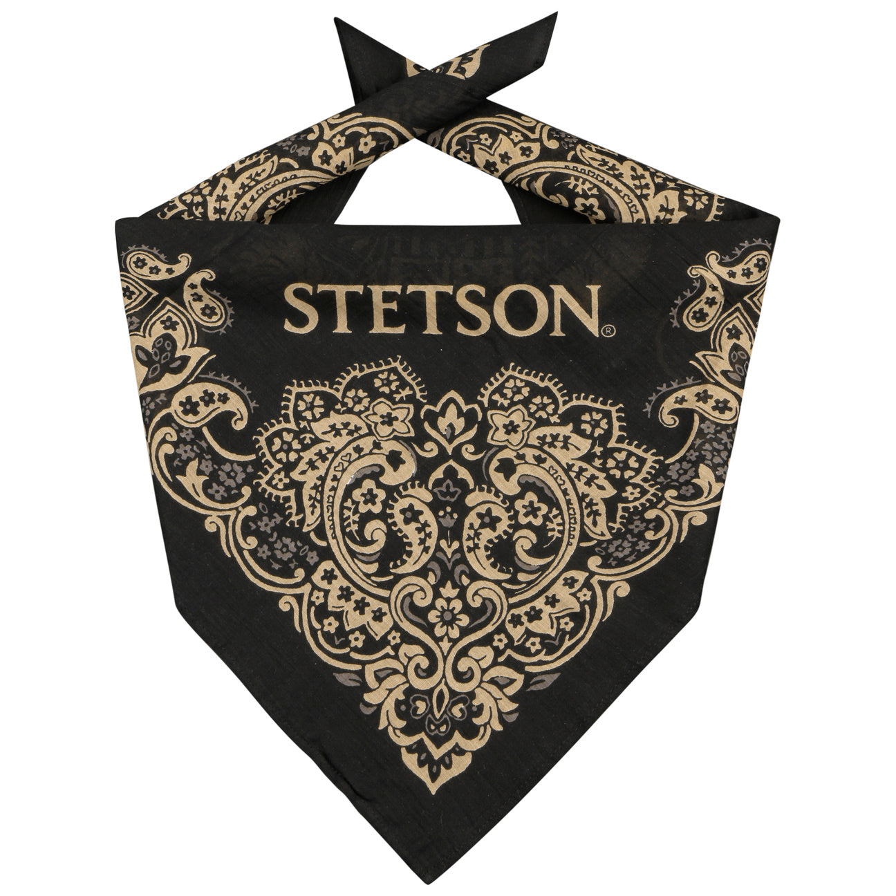 Stetson - Bandana Cotton - Black - Headz Up 