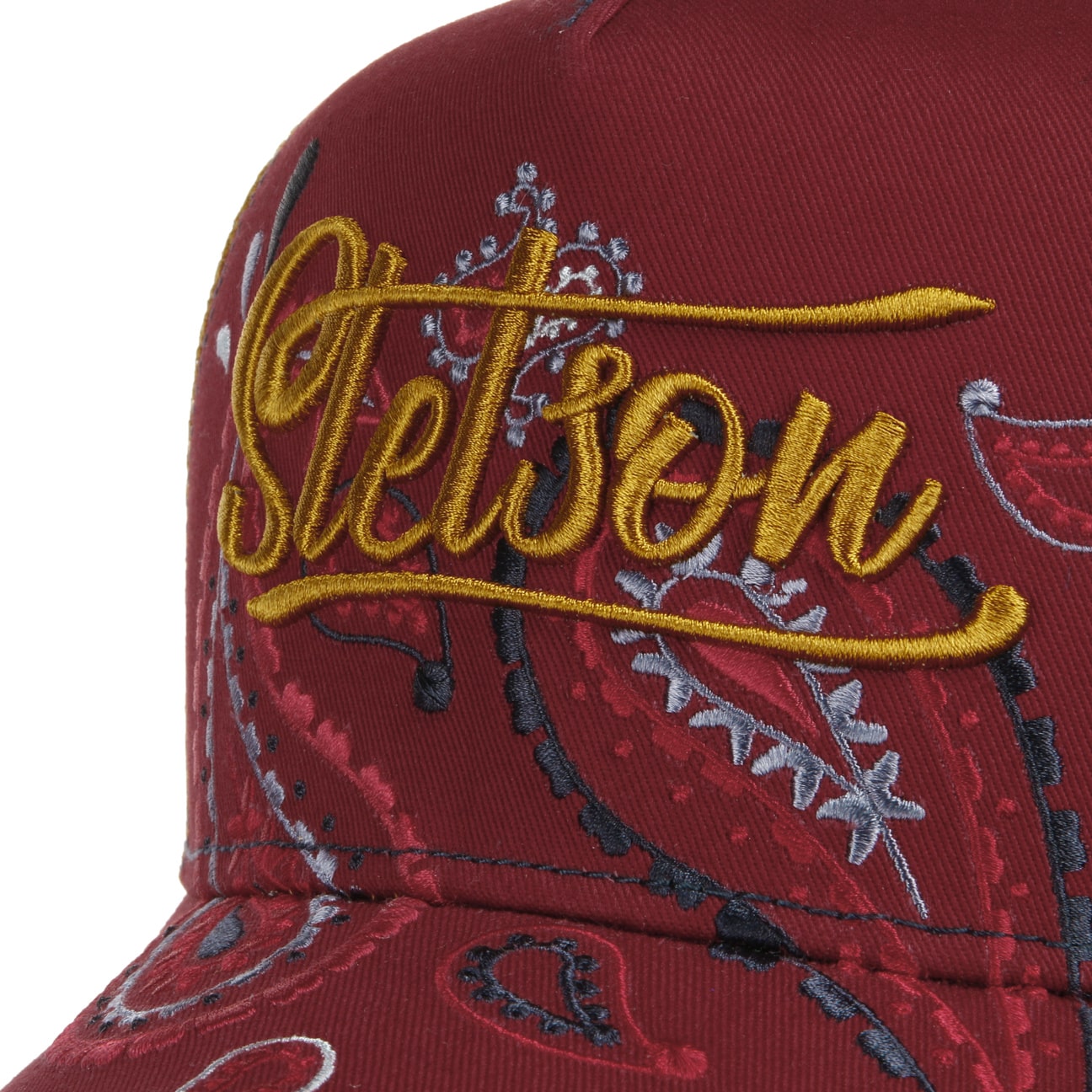 Stetson - Paisley Trucker Cap - Red - Headz Up 