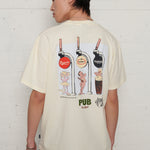 PAS DE MER - Pub T-shirt - Cream - Headz Up 