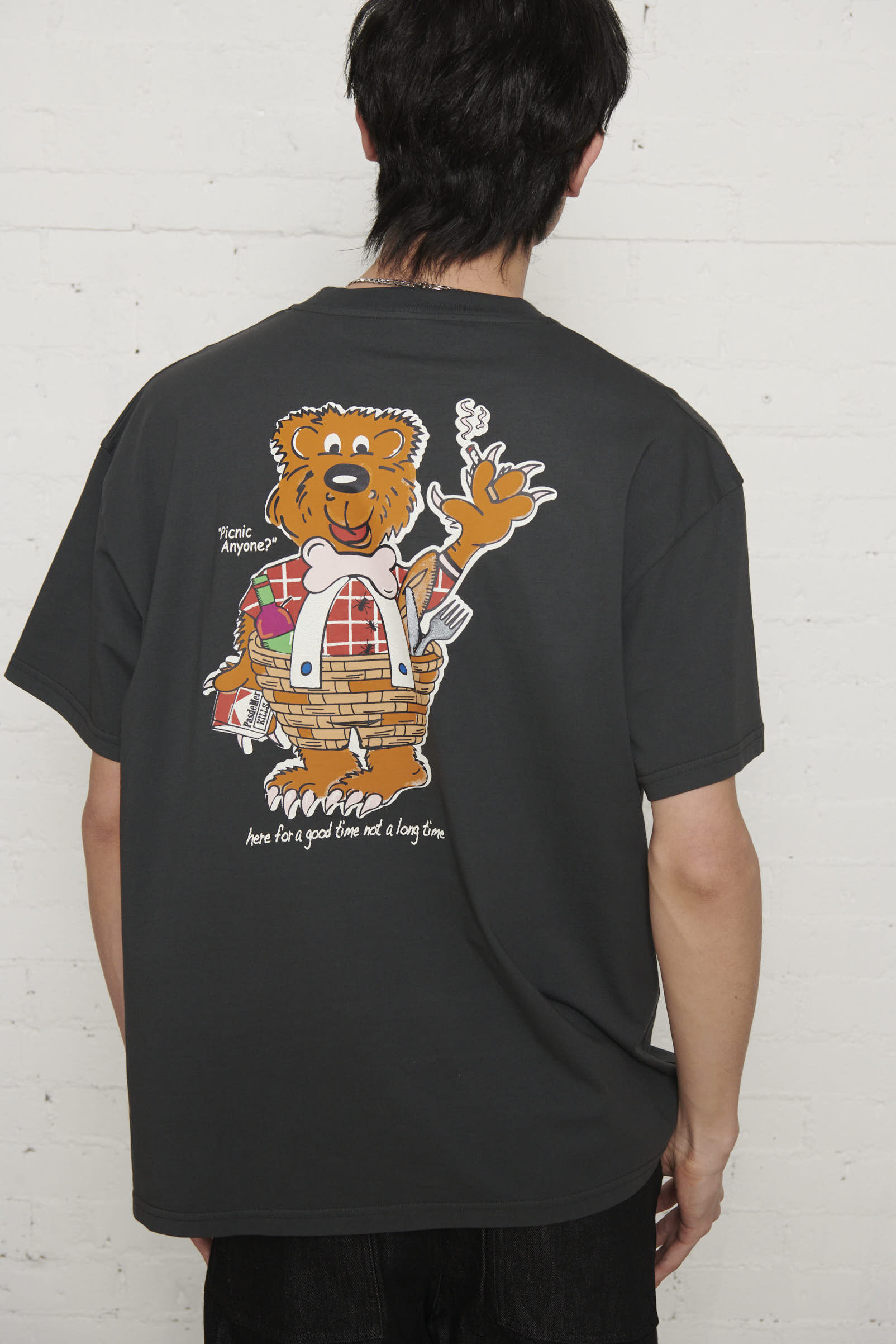 PAS DE MER - Not Long Time - T-Shirt -  Black - Headz Up 